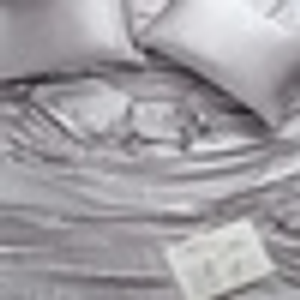 Satin Sheet Set Queen Bed Grey