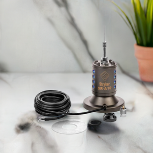 Stryker SR-A10MM is a mobile CB antenna that operates from 26 MHz to 30 MHz.