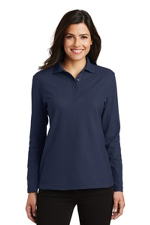 Port Authority L500LS Ladies Silk Touch™ Long Sleeve Polo