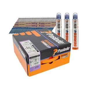 Paslode IM360 2.8mm x 63mm Galvanised-Plus® Ring Shank Nails 141071 (3300 Pack + 3 Fuel Cells)