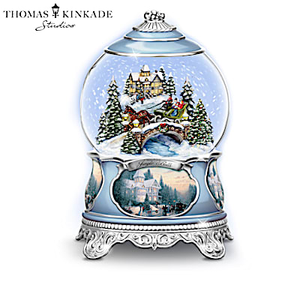 Thomas Kinkade Songs Of The Season Snowglobe Collection