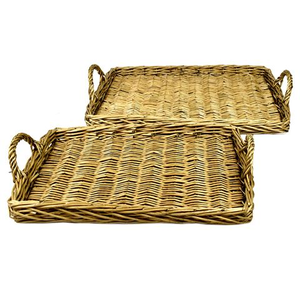 Coastal Home - Lima Natural Willow Trays Set 2pce