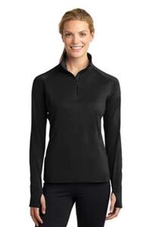 Sport-Tek LST850 Ladies Sport-Wick ® Stretch 1/4-Zip Pullover