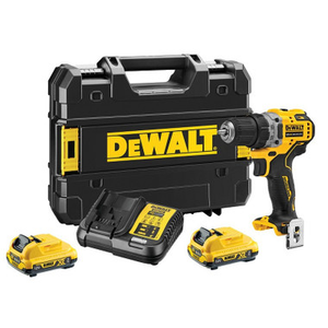 DeWalt DCD701D2-GB 12V Brushless Compact Drill Driver with 2x 2.0Ah Batteries
