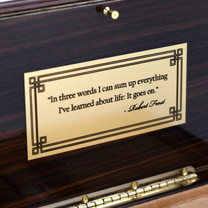 Engraved Plaque without a music box, separately