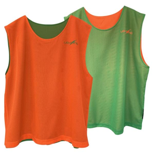 Senior Reversible Bibs - Orange/Green