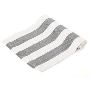 Rans - Alfresco Striped Table Runner Charcoal