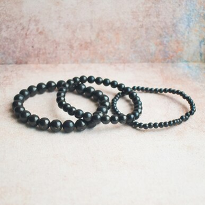 Shungite Beaded Bracelet