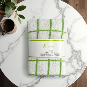 100% Cotton Terry Towelling Tea Towel - Prestige