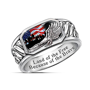 Freedom Isn't Free Ring Size 10