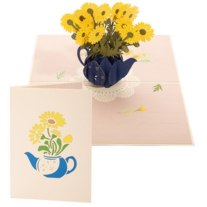 Colorpop - Daisy Vase Medium Card