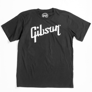 Gibson Distressed Gibson Logo T (Black - LG)