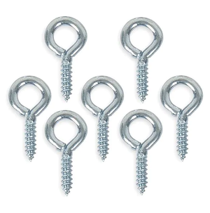 Steel Screw Eyes - 55mm x M12  - Zinc Plated - Pack of 30 - Hardware Solutions