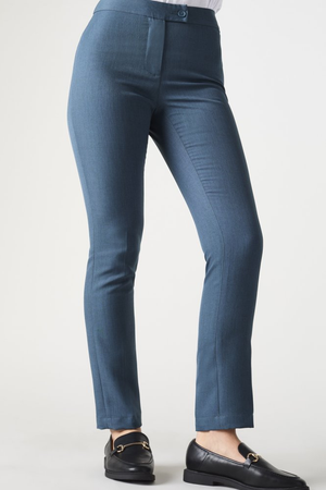 SJ Women's Lightweight Beauty Trousers, Slim Fit, Regular Length, Petrol
