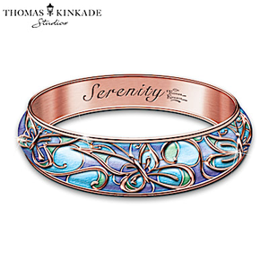 Thomas Kinkade Serenity Copper Bracelet