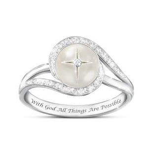 God's Pearl Of Wisdom Ring Size 11
