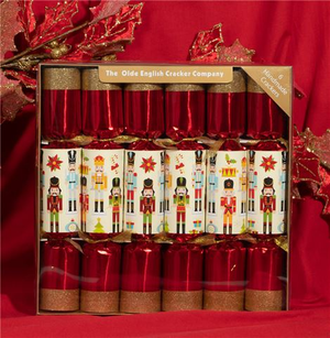 Olde English Cracker Co - Red Nutcracker Bonbon Set 6pce
