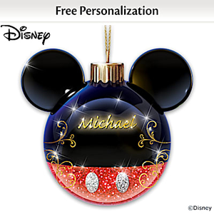 Disney Timeless Memories Mickey Mouse Personalized Ornament