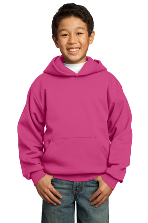 Port & Company Embroidered Youth Core Fleece Pullover Hooded Sweatshirt