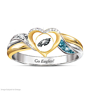 Philadelphia Eagles Pride Ring Size 6