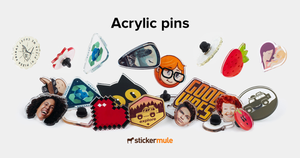 Custom pins - Quantity 10