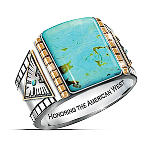 Men's Thunderbird Ring Size 13
