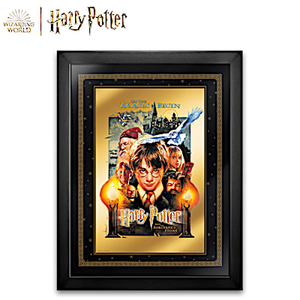 HARRY POTTER 24K Gold Movie Poster Wall Decor