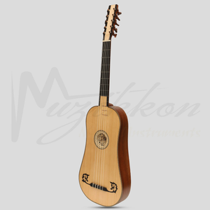 Heartland Sellas Baroque Guitar, 5 Course Right Hand Rosewood