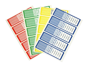 Light Duty Test Tags (Red - 100 tags)