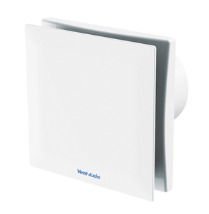 Vent-Axia VASF100T Bathroom Fan with Shutter & Timer 4inch/100mm (446659B)