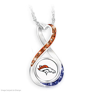Denver Broncos Forever Pendant Necklace