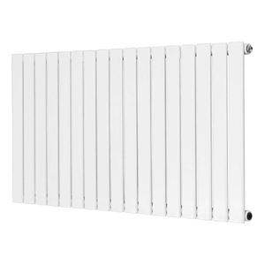 Flat Panel White Horizontal Radiator - GLO Idox Range