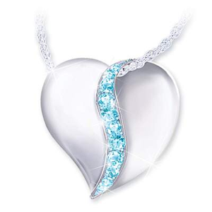 Joy To My Heart Personalized Pendant Necklace March