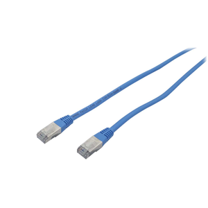 0.5m CAT6a F/FTP LSOH Booted Patch Lead Blue