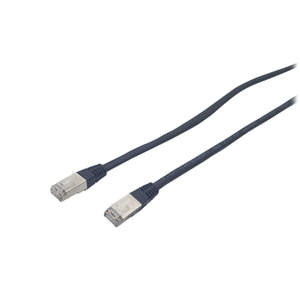 0.5m CAT6a F/FTP LSOH Booted Patch Lead Black