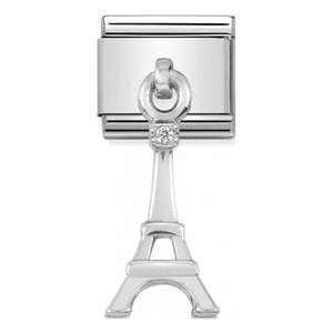 Nomination Classic 3D Silver 'Eiffel Tower' Drop Charm 331880/01