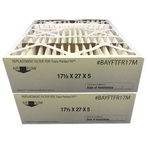 BAYFTFR17M MERV 11 2-Pack 17.5x27x5 Trane Perfect Fit Replacement for BAYFTFR17M