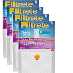Filtrete Smart Air Filter S-2003-4 20"x25"x1" 1500 MPR-4-Pack