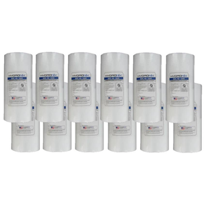 Hydronix SDC-45-1050 12-Pack 10" x 4.5" Sediment Filter - 50 Micron