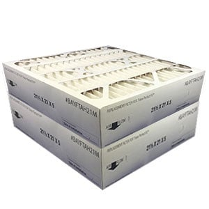 BAYFTAH21M Merv 13 2-Pack Filters Fast Replacement for Trane BAYFTAH21M 21.5x21x5 Perfect Fit