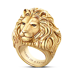 Heart Of A Lion Men's Ring Size 14.5