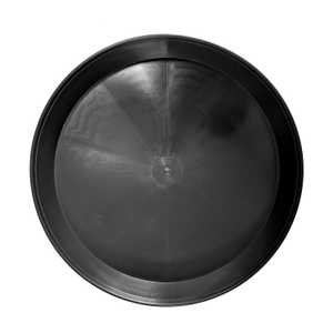 Black Plastic Plant Pot Saucers/Water Trays (18cm-50cm Sizes) - 40cm, 6
