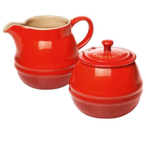 Chasseur - La Cuisson Sugar & Creamer Set Red