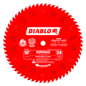 Diablo FRE-D1024X 10in X 24T Ripping Saw Blade
