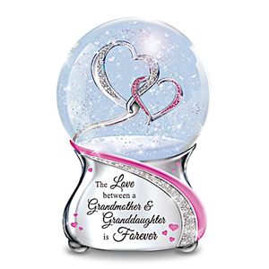 The Love Between A Grandmother & Granddaughter Glitter Globe