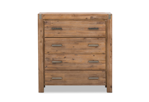 SILVERWOOD 4 Drawer Tall Chest