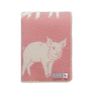 Piglet Wool Blanket