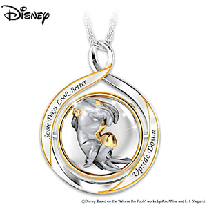 Disney Eeyore Some Days... Flip Pendant Necklace