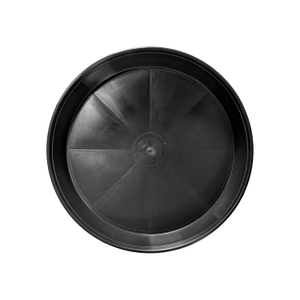 Black Plastic Plant Pot Saucers/Water Trays (18cm-50cm Sizes) - 25cm, 30