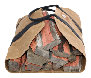 Canvas Log Carrier Firewood Holder Wood Storage Carry Bag Camping Heater